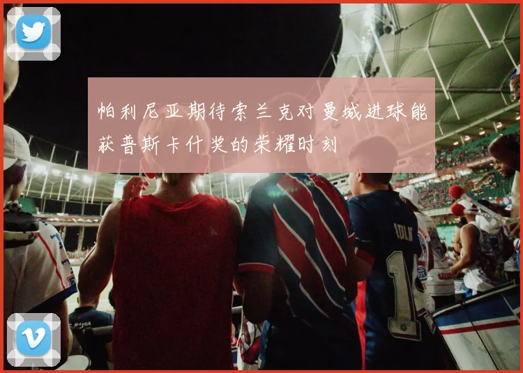 帕利尼亚期待索兰克对曼城进球能获普斯卡什奖的荣耀时刻
